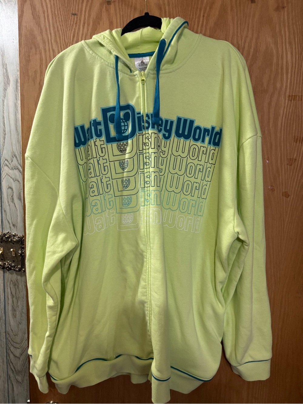 Disney Lime Green Hoodie 3XL